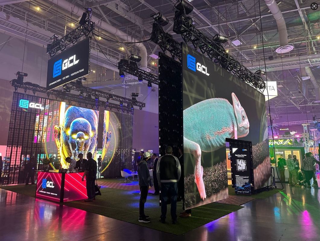 Painel de parede de vídeo LED de aluguel interior leve Peso 7,4 kg para desempenho final