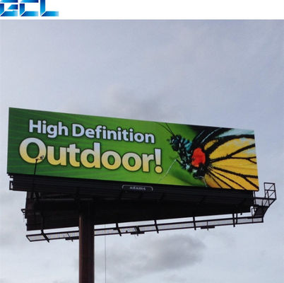 Solução de publicidade de ecrã LED externo de 320 mm com instalação fixa durável