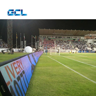 Bom preço Armário de aço P10 para perímetro de estádio de tela LED para eventos de grandes estádios de futebol de E-Sports on-line