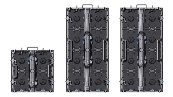 Ecrãs de exibição de aluguel de interiores e exteriores adequadas para paredes de vídeo LED circulares, quadradas e curvas, com resoluções de P1.953mm e P2.6mm
