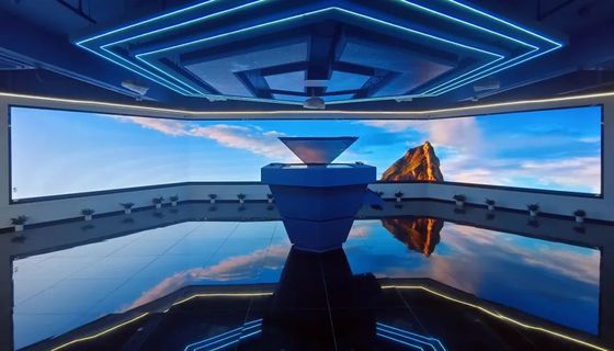 LED Video Wall com P1.25mm Pixel Pitch 800-1000nits Brilho e manutenção frontal completa para salas de conferências, salas de palestras e espaços de exposição.