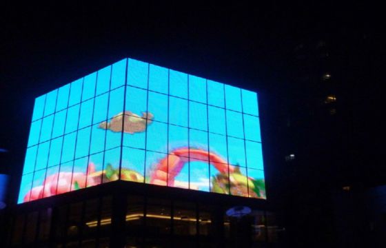 Bom preço DIP P15.6 Outdoor Thin, Lightweight And High Light Transmittance Grille Display For Glass Curtain Wall Installation on-line