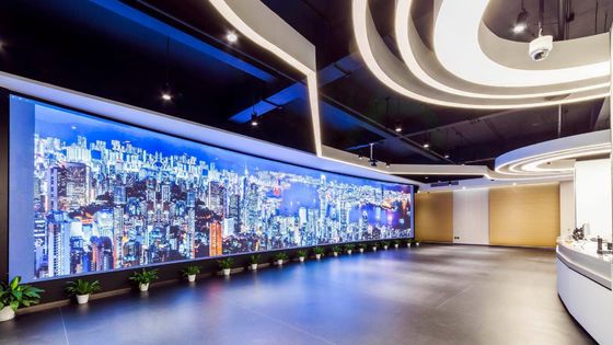 Bom preço Tela LED de faixa longa interna de 1000 * 250 mm 750 * 250 mm com instalação rápida na parede (P1.25, P1.56, P1.953 mm) on-line