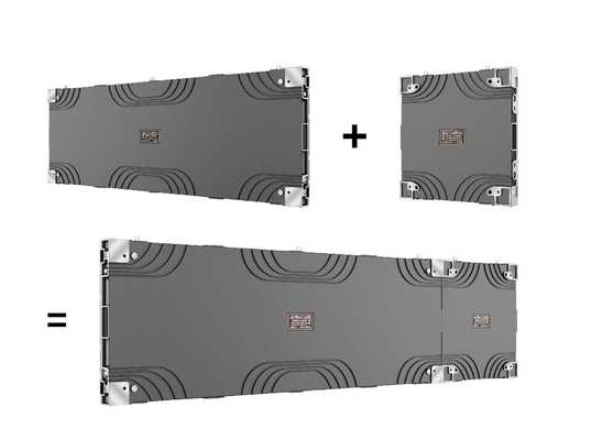 P1.953mm 250*1000 Ultra Thin Seamless HD LED Display com serviço frontal para aplicações Smart City
