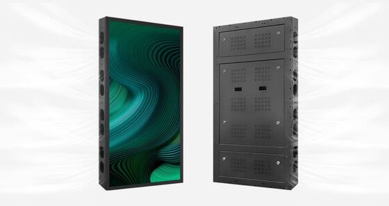 Ecrã de cartaz LED exterior com IP65 Impermeável 5500-6500nits Brilho e taxa de atualização de 3840Hz para publicidade